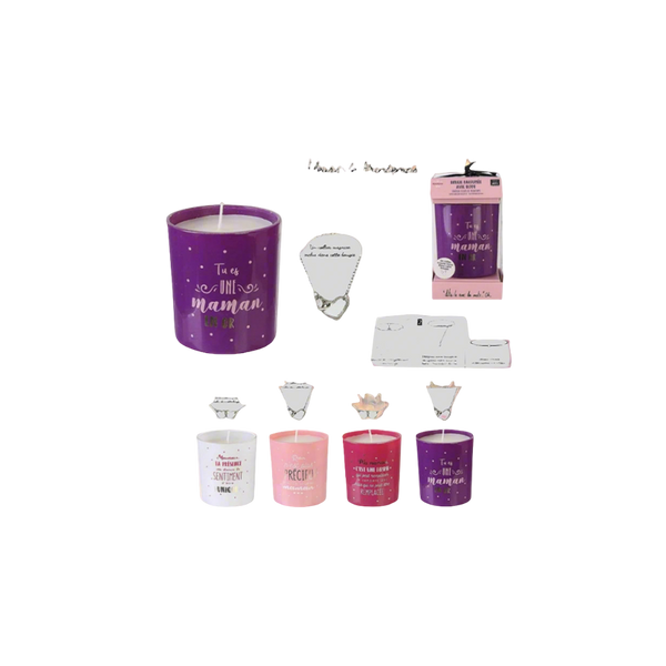 PACK 4 BOUGIES BIJOUX MAMAN