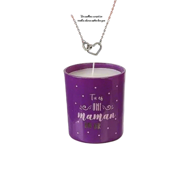 BOUGIE CADEAU  BIJOUX  POUR MAMAN