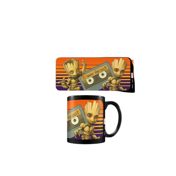 MUG GUARDIANS OF GALAXY GROOT SUNSET